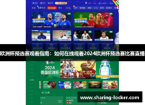 欧洲杯预选赛观看指南：如何在线观看2024欧洲杯预选赛比赛直播