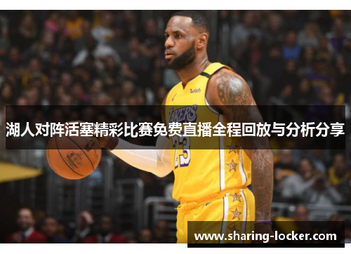 湖人对阵活塞精彩比赛免费直播全程回放与分析分享